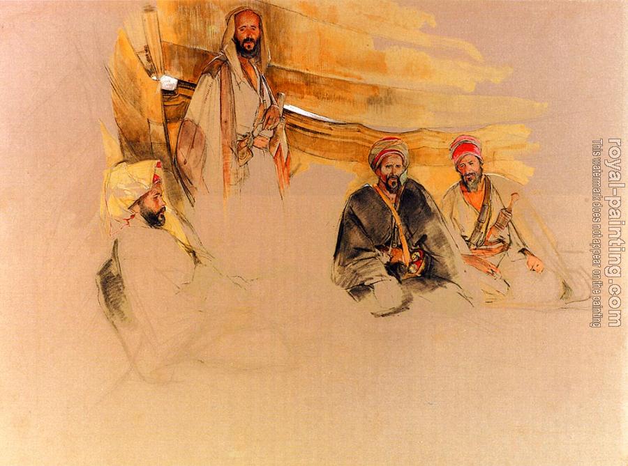 John Frederick Lewis : A Bedouin Encampment, Mount Sinai